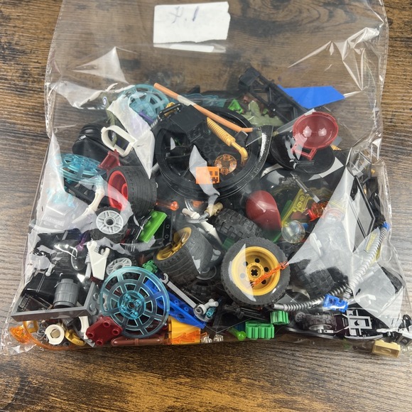 Bulk LEGO Lot Of 1.5 LBS Mixed Bricks Plates Wheels Parts Pieces Random Genuine - Picture 6 of 12